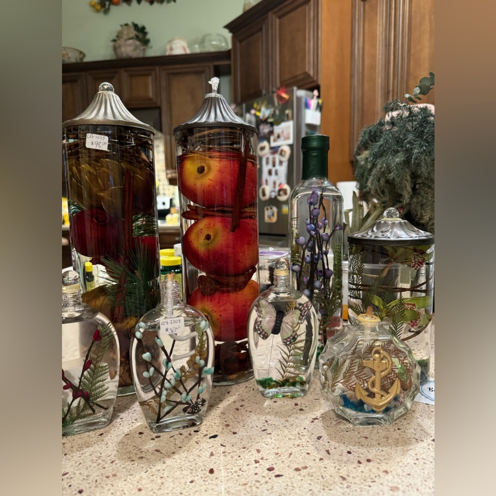 So beautiful made to order or pick one I am showing! Cut the wick smaller flame!